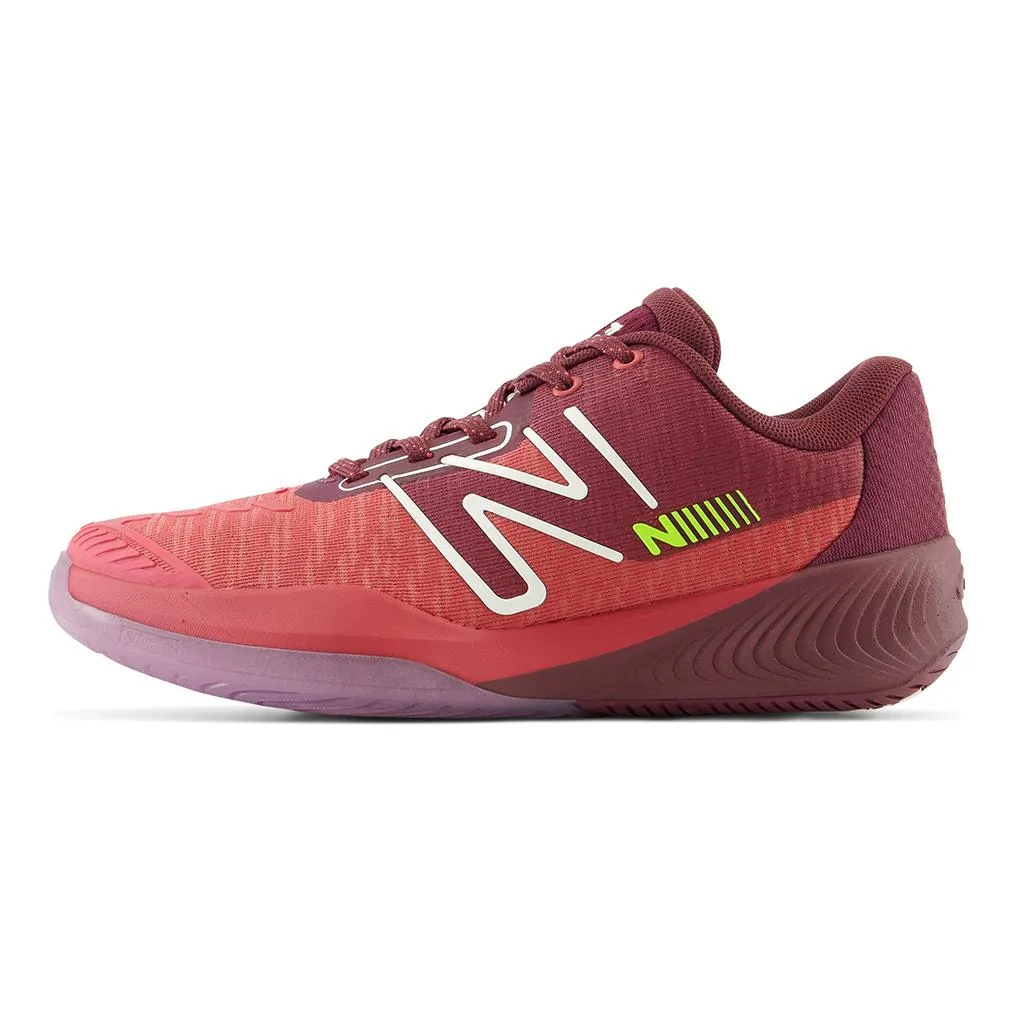 Women's Fuel Cell 996v5 B Width Tennis Shoes Brick Red