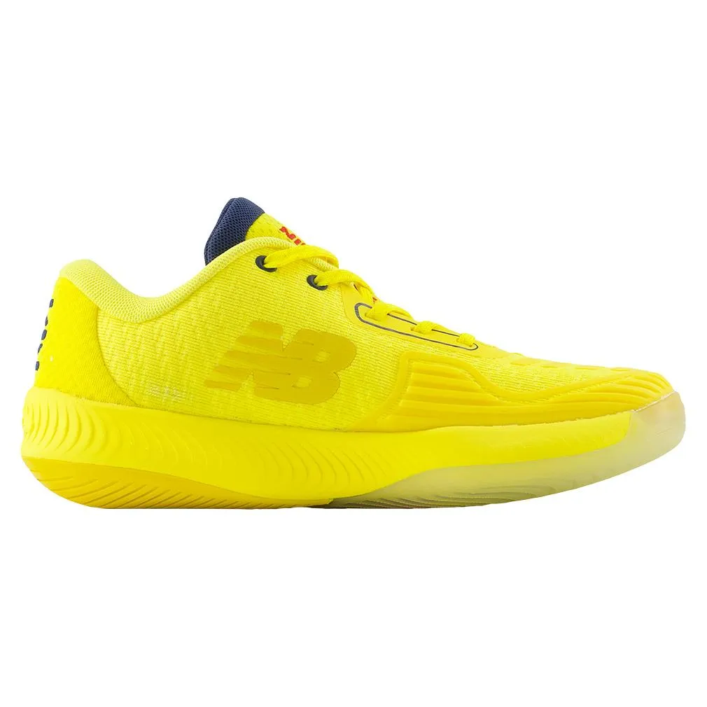 Women's FuelCell 996v5 B Width Tennis Shoes Ginger Lemon and White