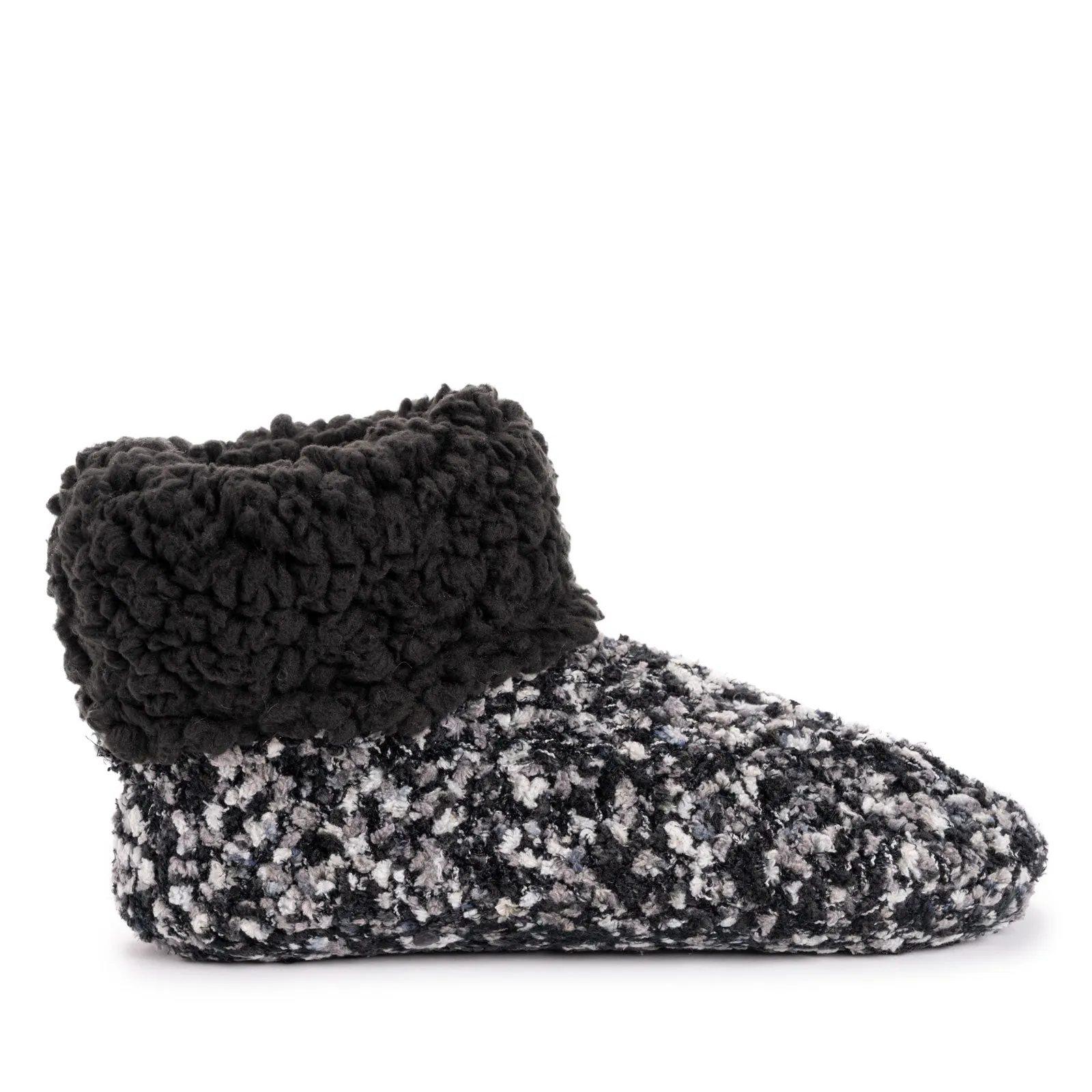 Women's Muk Luks, Popcorn Cuff Bootie Slipper