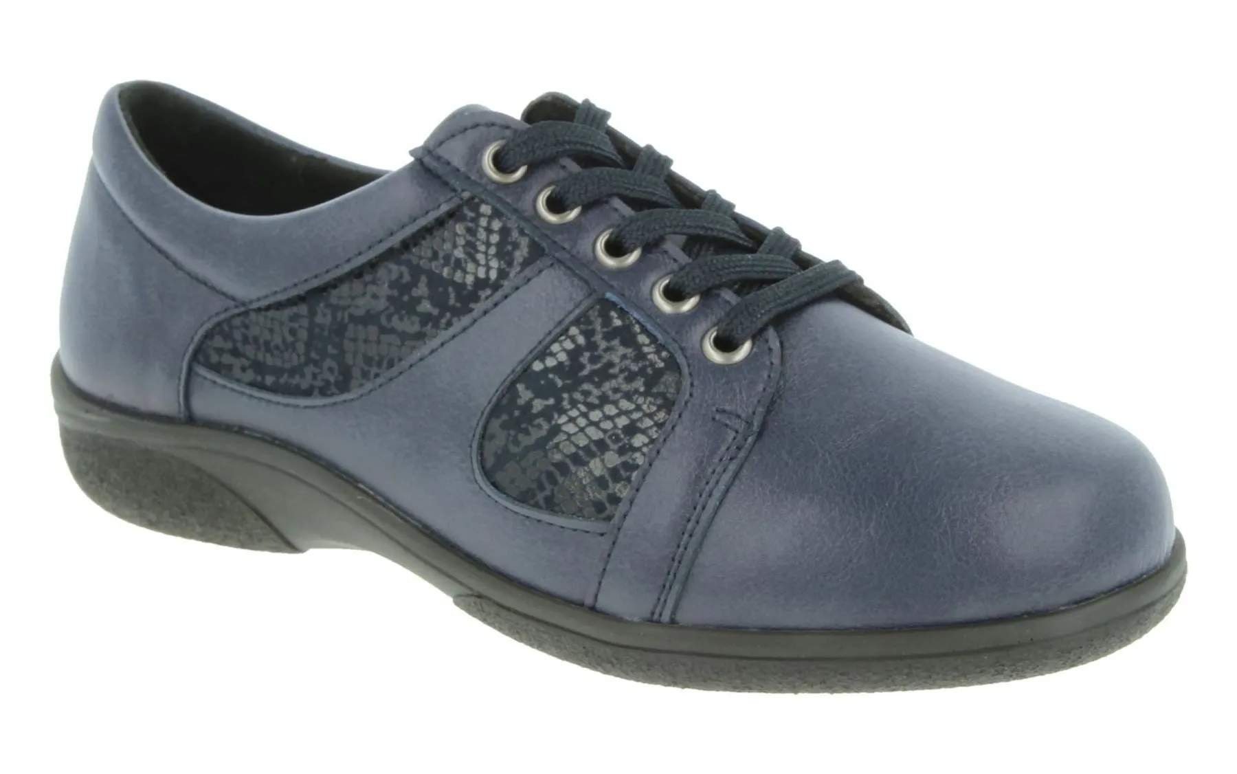 Womens Wide Fit DB Jazz Lace Shoes