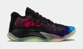 Zion 3 Solar Red Grade School Basketball Shoes (Black/Solar Red/Vivid Purple/Barely Volt)